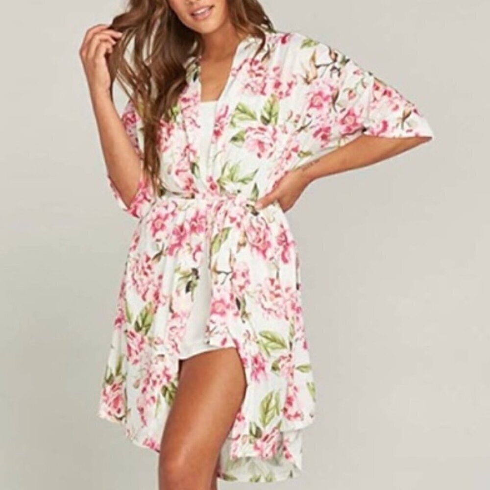 Show Me Your Mumu Brie Robe, Garden of Blooms One Size Floral